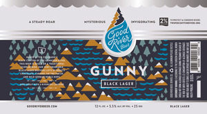 Good River Beer Gunny Black Lager