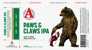 Avery Brewing Co. Paws & Claws IPA