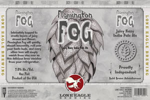 Lone Eagle Brewing Flemington Fog Juicy Hazy India Pale Ale