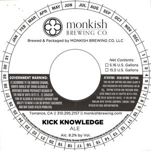 Monkish Brewing Co. LLC Kick Knowledge