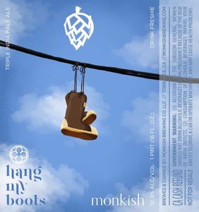 Monkish Brewing Co. LLC Hang My Boots