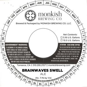 Monkish Brewing Co. LLC Brainwaves Swell