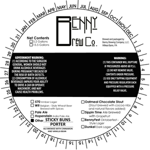 Benny Brew Co Sticky Buns February 2020