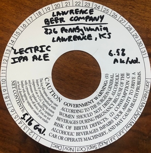 'lectric Ipa Ale February 2020