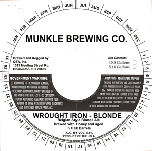 Munkle Brewing Co. Wrought Iron - Blonde