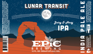Epic Brewing Lunar Transit IPA