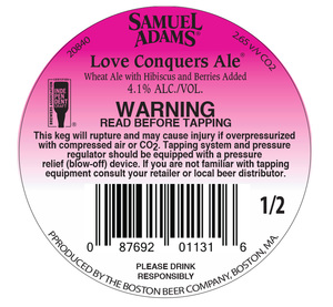 Samuel Adams Love Conquers Ale