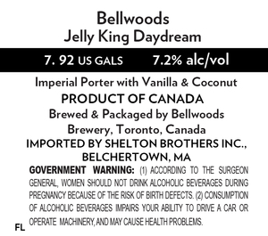 Bellwoods Jelly King Daydream February 2020
