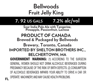 Bellwoods Fruit Jelly King February 2020