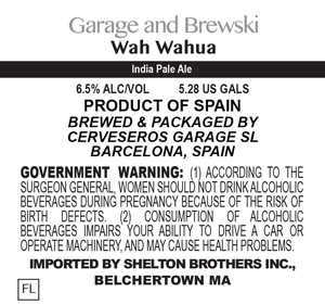 Garage Wah Wahua February 2020
