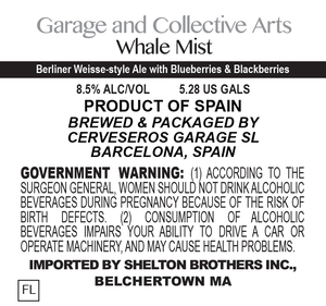 Garage Whale Mist February 2020
