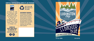 Ludington Bay Brewing Co S.s. Badger Blue February 2020