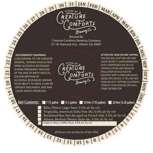 Creature Comforts Brewing Company Creature Stout February 2020