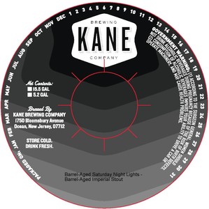 Kane Brewing Company Barrel-aged Saturday Night Lights