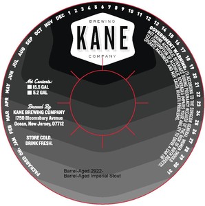 Kane Brewing Company Barrel-aged 2922