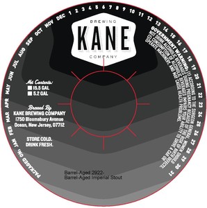 Kane Brewing Company Barrel-aged 2922 February 2020