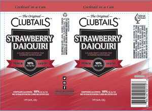 Clubtails Strawberry Daiquiri February 2020