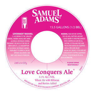 Samuel Adams Love Conquers Ale