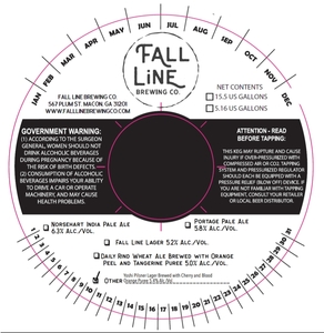 Fall Line Brewing Co. February 2020