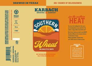 Karbach Brewing Company Southern Wheat February 2020