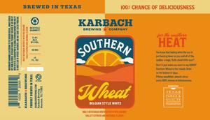 Karbach Brewing Company Southern Wheat March 2020