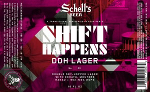 Schell's Shift Happens Ddh Lager No 3 February 2020