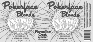 Paradise Creek Brewery Pokerface Blonde