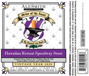 Alesmith Hawaiian Retreat Speedway Stout