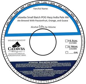 Catawba Brewing Co Catawba Small Batch Pog Hazy India Pale Ale