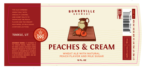 Bonneville Brewery Peaches & Cream