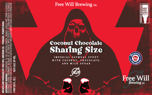Free Will Brewing Co. Coconut Chocolate Sharing Size