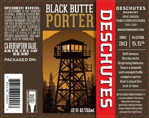 Deschutes Brewery Black Butte February 2020