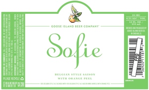 Goose Island Beer Company Sofie February 2020