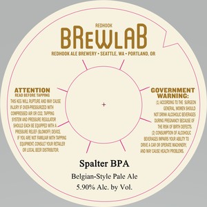 Redhook Ale Brewery Spalter Bpa