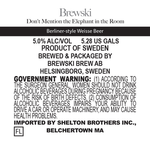 Brewski Don't Mention The Elephant In The Room