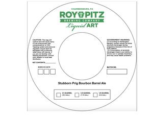 Roy-pitz Brewing Co Stubborn Prig Bourbon Barrel Ale