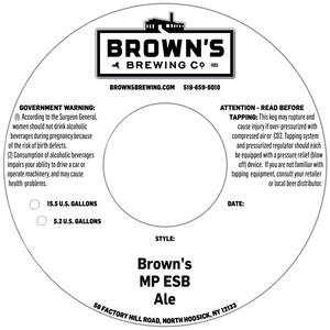 Brown's Mp Esb Ale