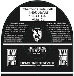 Belching Beaver Brewery Charming Centaur Ale February 2020