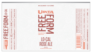 Uinta Brewing Co Free Form Lo-cal Rose Ale