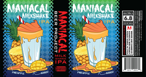 Maniacal Beer Project Maniacal Milkshake February 2020