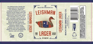 Back Bay Brewing Co Leishman Lager