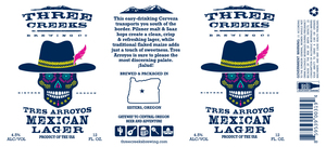 Three Creeks Brewing Co. Tres Arroyos Mexican Lager