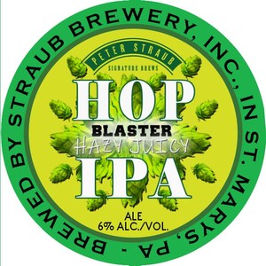 Peter Straub Signature Brews Hop Blaster Hazy Juicy Ipa 