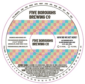 Five Boroughs Brewing Co. How Did We Get Here? February 2020