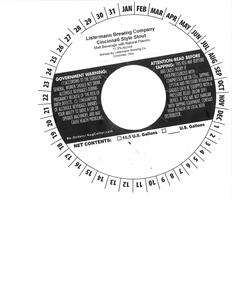 Listermann Brewing Company Cincinnati Style Stout