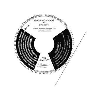 Barrier Brewing Company Evolving Chaos