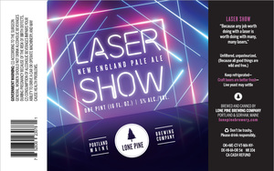 Lone Pine Brewing Company Laser Show