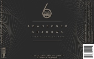 Six Bridges Brewing Abandoned Shadows