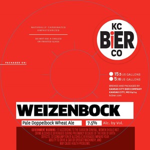 Kc Bier Co. Weizenbock