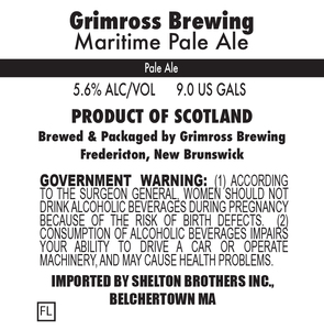 Grimross Brewing Maritime Pale Ale